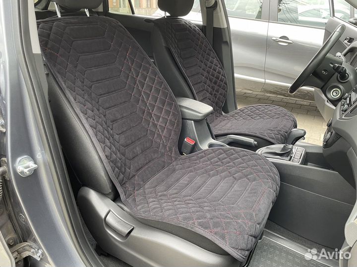 Накидки на сиденья Анаконда черные с RED