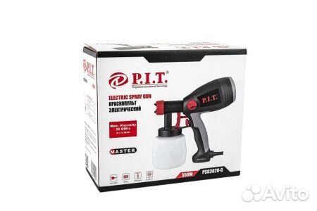 Краскопульт электрический PIT мастер PSG3020-C