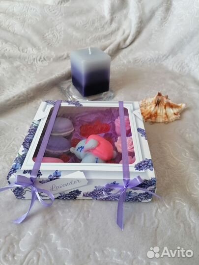 Набор декоративного мыла ручной работы