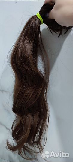 Волосы для наращивания 60 см бу