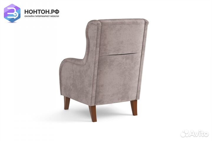 Кресло Амарант серо-коричневое