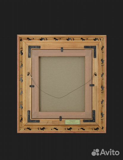 Картина в деревянном багете (печать на холсте)