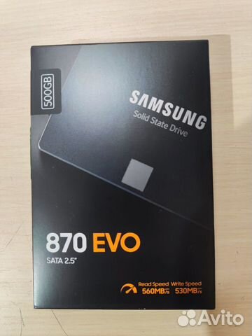 Жесткий диск SSD Samsung 870 EVO новый