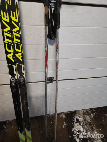 Лыжи беговые с ботинками