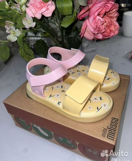 Туфли mini melissa босоножки детские 28/29