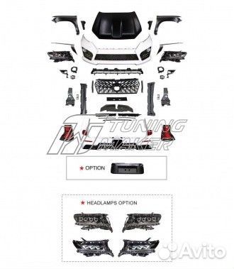 Рестайлинг Toyota Prado 150 2009-2017 до 2018