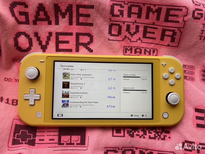 Чипованная Новая Nintendo switch lite