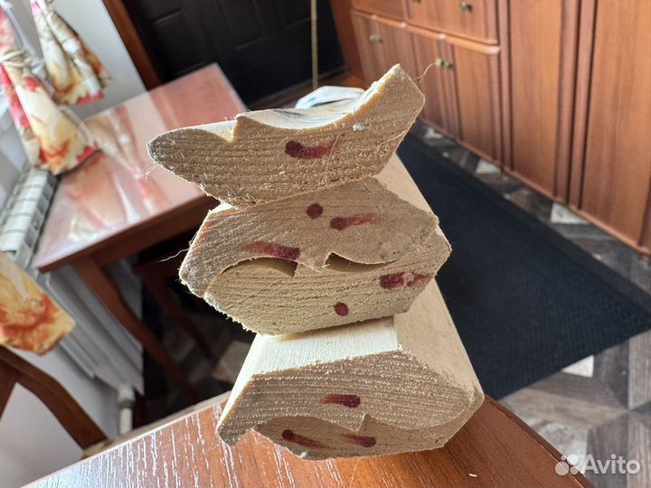 Плинтус напольный деревянный 40-45*2,7 липа