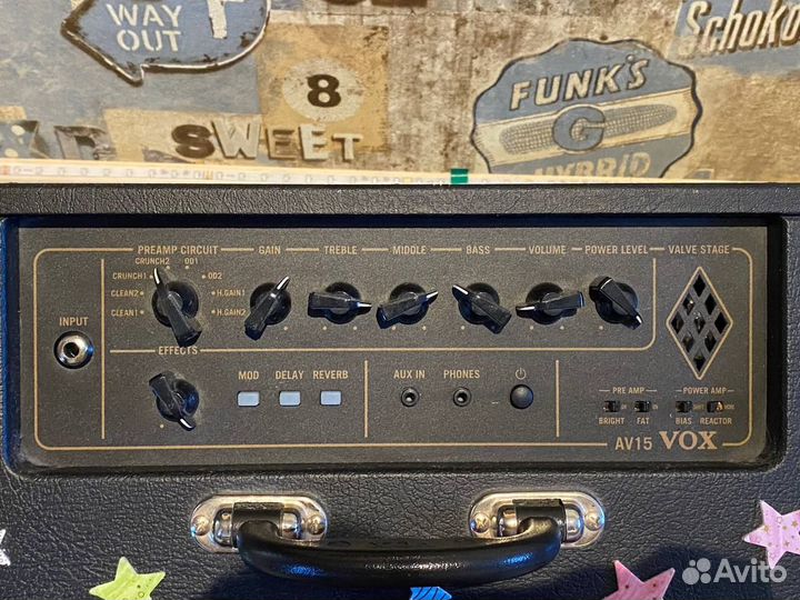 Комбоусилитель vox AV15