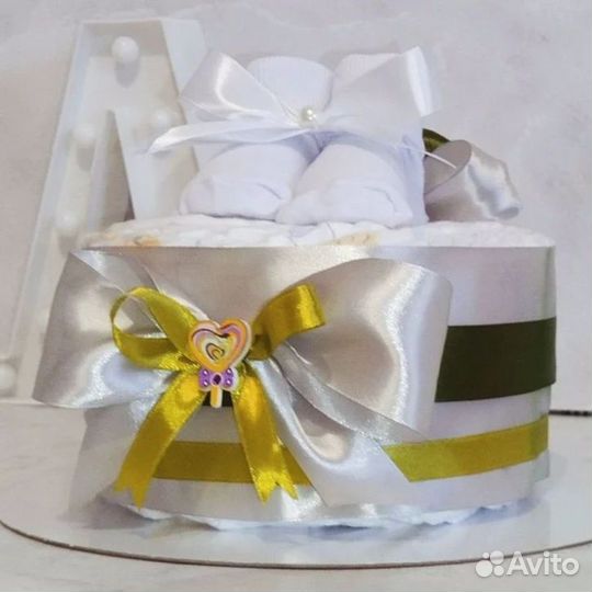 Торт из памперсов подгузников