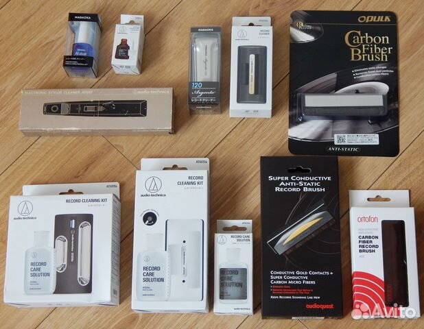 Щетки для винила, жидкости для очистки вставок