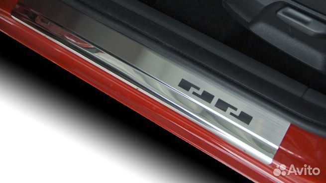 Накладки на пороги Mercedes C Klasse W204 2007-15г