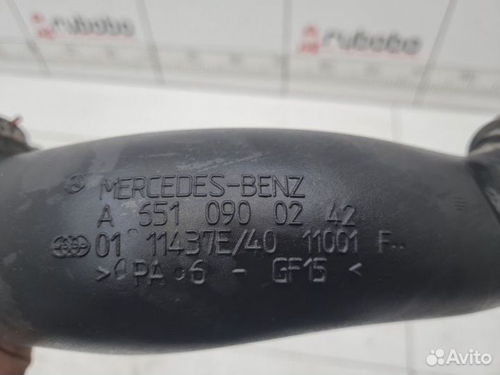 Патрубок воздушный Mercedes E-Class W212 651.924