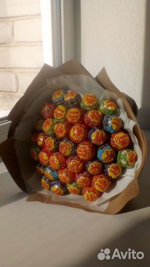 Сладкие букеты из чупа-чупса