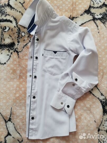 Рубашки школьные, 122-128