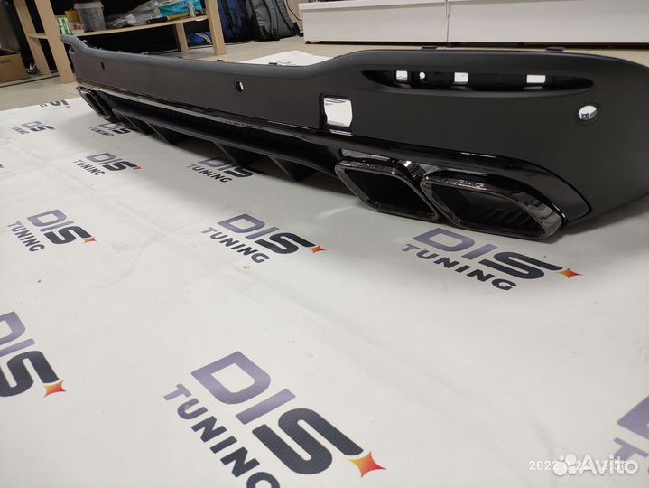 Диффузор+насадки AMG 63 Mercedes GLE V167 GLS X167