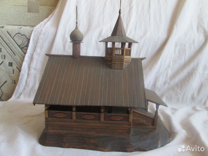 Макет Церкви в Деревни (Описание ниже)