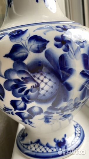 Гжель СССР. Ваза