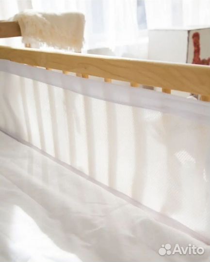 Бортики в кроватку безопасные