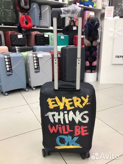 Чехол для чемодана плотный, размер S (арт. 84192)