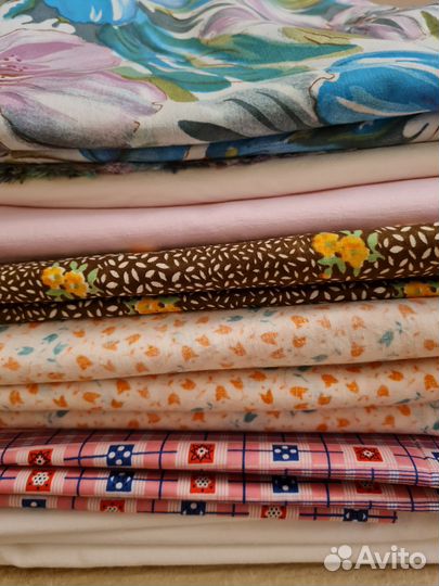 Отрез ткани хлопок СССР