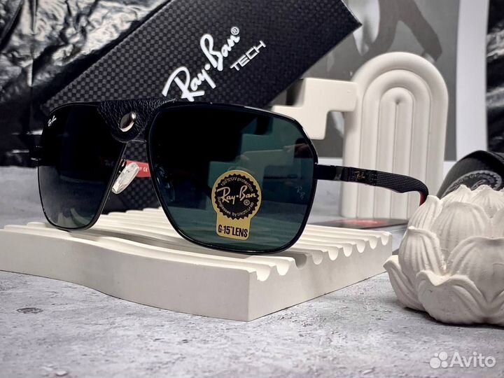 Очки Ray Ban Aviator черные