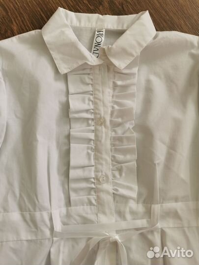 Блузка белая для девочек