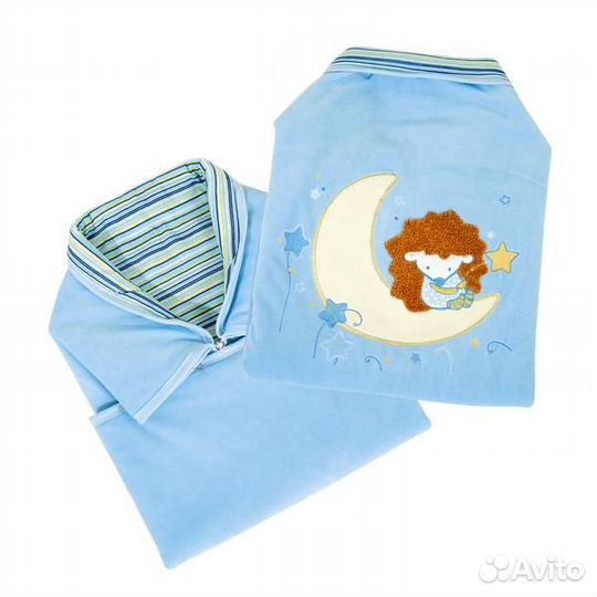 Велюровый плед-конверт трансформер 