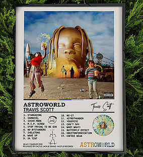 Постер Travis Scott - Astroworld