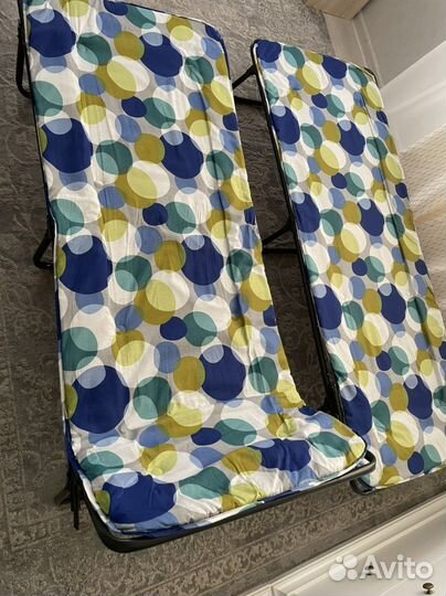 Раскладушка с матрасом новая