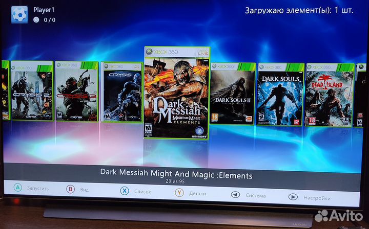 Xbox 360 500GB + 100игр Фрибут