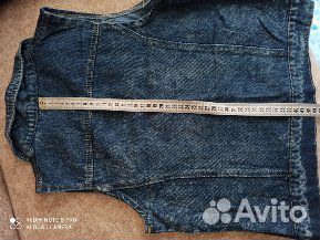 Жилет джинсовый