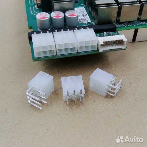 Разъём, разъем угловой для плат S9 6 пин 5569