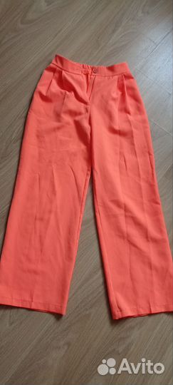 Брючный костюм женский 42 44 оранжевый