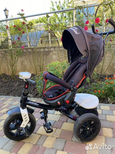 Велоcипед тpeхколесный lаmborghini