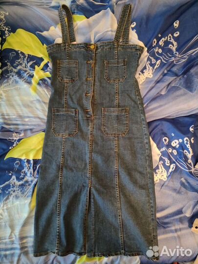 Джинсовый сарафан