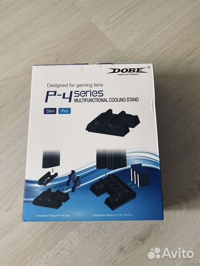 Подставка с охлаждением и зу для ps4