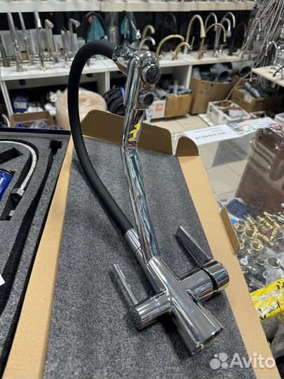 Смеситель с подсоединением фильтра на кухню