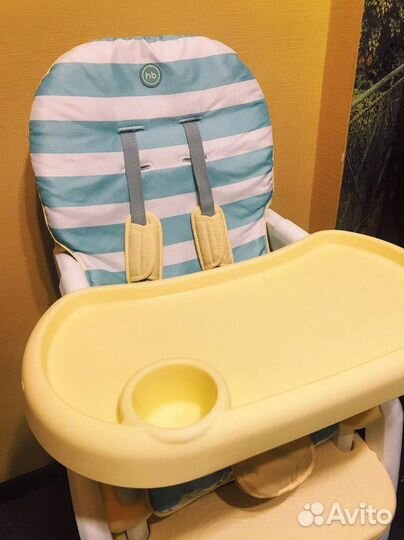 Стул детский для кормления happy baby oliver