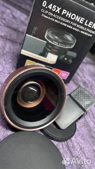 Макро линза на телефон