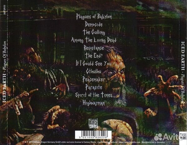 Iced Earth: Plagues of Babylon (1 CD)