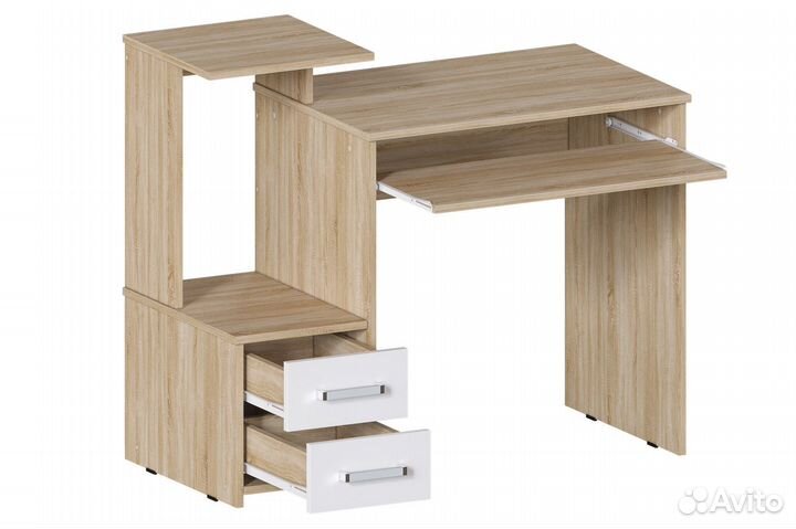Компьютерный стол с нишей для пк