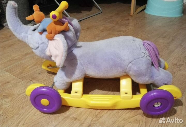 Детская качалка-каталка и развивающий коврик