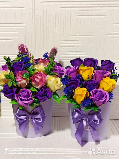 Мыло ручной работы букеты