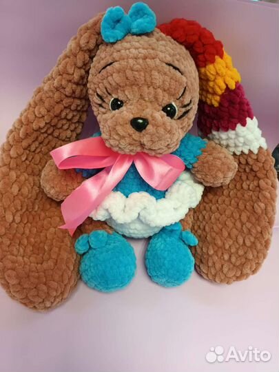 Вязаные игрушки ручной работы в наличии