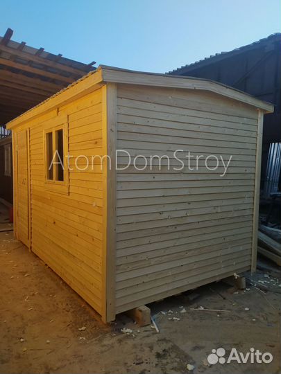 Бытовка деревянная утепленная с электрикой