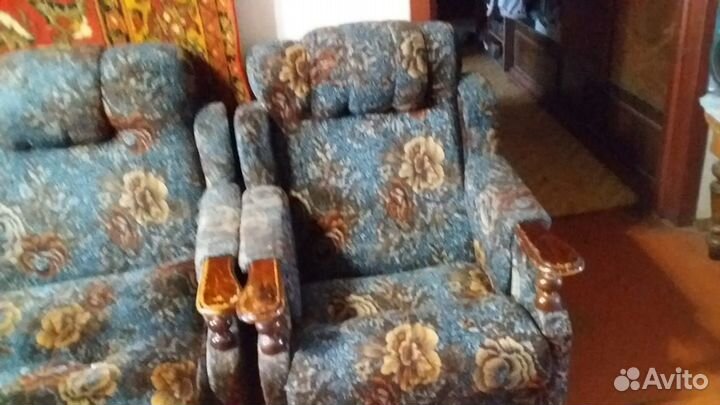 2 кресла и диван бу