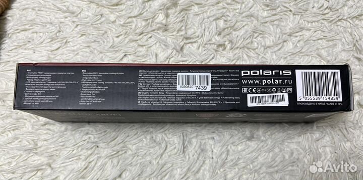 Щипцы для выпрямления и завивки Polaris