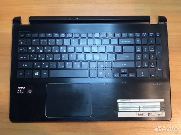 Топкейс с тачпадом Acer aspire V5-552P
