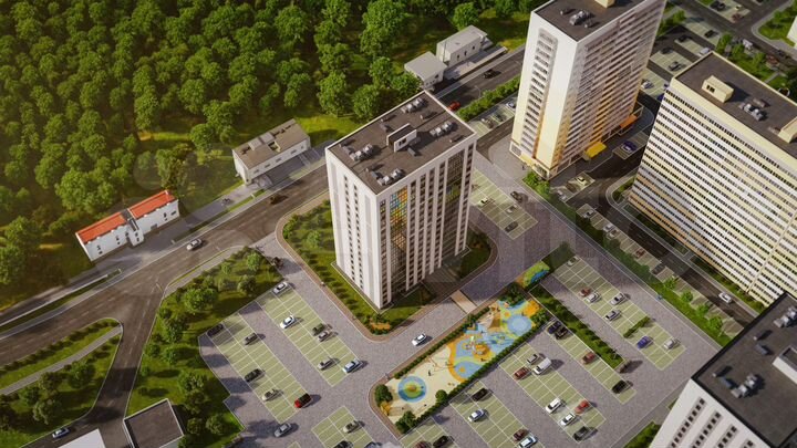 2-к. квартира, 56,6 м², 6/17 эт.